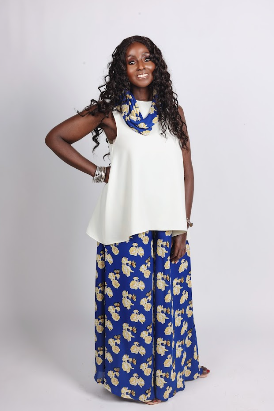 Blue Palazzo Pants